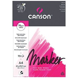 Альбом для маркеров Canson Marker Layout, А4, 70 г/м2, 70л.
