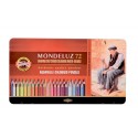 Набор акварельных карандашей Mondeluz, 72 цвета, металл