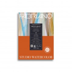 Альбом для акварели Fabriano Watercolour Studio Сатин 22.9x30.5 см., 12 л., 300 г/м2, склейка по короткой стороне