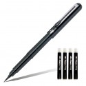 Ручка-кисть Pentel Pocket Brush Pen, 4 картриджа в комплекте