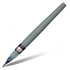 Кисть для каллиграфии и рисунка Pentel Brush Pen XFP5F, тонкая, черные чернила