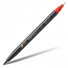 Двусторонний фломастер-кисть c черными чернилами Brush Pen SFW34A