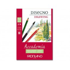 Альбом для рисования Fabriano Academia Drawing 14,8x21 см., 30 л., 200 г/м2., склейка по короткой стороне