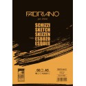 Альбом для рисования Fabriano Schizzi, 14,8x21 см. (А5), 60 л., 90 г/м2, склейка по короткой стороне