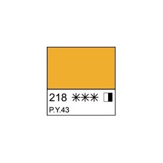 Масляная краска охра желтая Сонет, 46 мл.