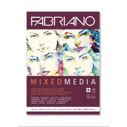 Альбом для смешанных техник Fabriano Mixed Media, 21x29,7 см., 40 л., 250 г/м2.