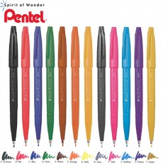 Фломастеры-кисти Pentel Brush Sign Pen Touch