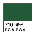 Масляная краска зеленая темная Сонет, 46 мл.