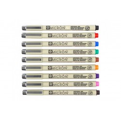 Цветные капилярные ручки Pigma Micron 05 (0,45 мм.) в ассортименте