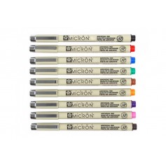 Цветные линеры Pigma Micron 05 (0,45 мм.) в ассортименте