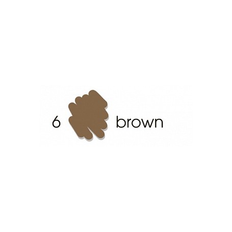 Маркер-кисть акварельный Marvy Artists Brush Коричневый (№6, Brown)