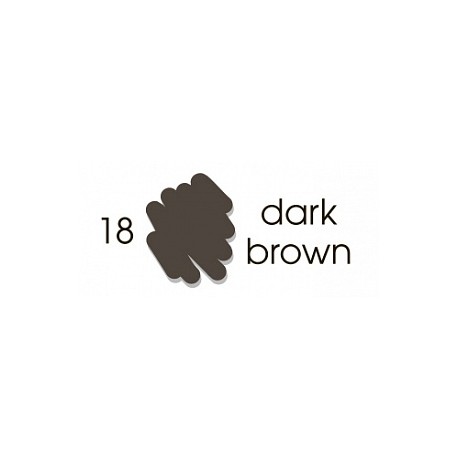Маркер-кисть акварельный Marvy Artists Brush Темный коричневый (№18, Dark Brown)