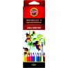 Акварельные цветные карандаши Mondeluz, 18 цветов, картон