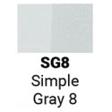 Sketchmarker Простой серый 8 (SMSG08, Simple Gray 8)