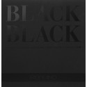 Альбом Fabriano Black Black 20x20 см., 20 л., 300 г/м2., черная бумага
