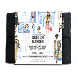 Набор маркеров SKETCHMARKER Fashion design 36 set - Дизайн одежды